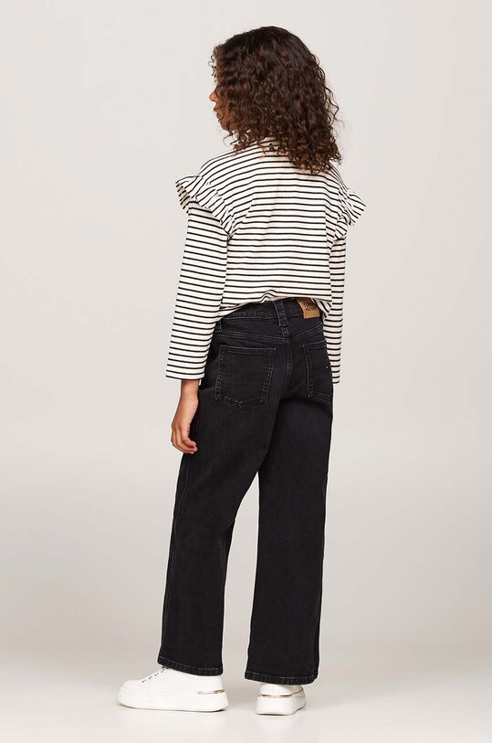 Дитячі джинси Tommy Hilfiger MABEL KG0KG08146.9BYH. чорний