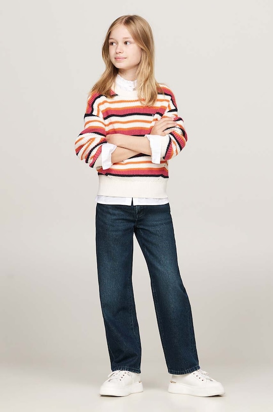 Tommy Hilfiger jeansy dziecięce GIRLFRIEND jeansy granatowy KG0KG08148.9BYH.