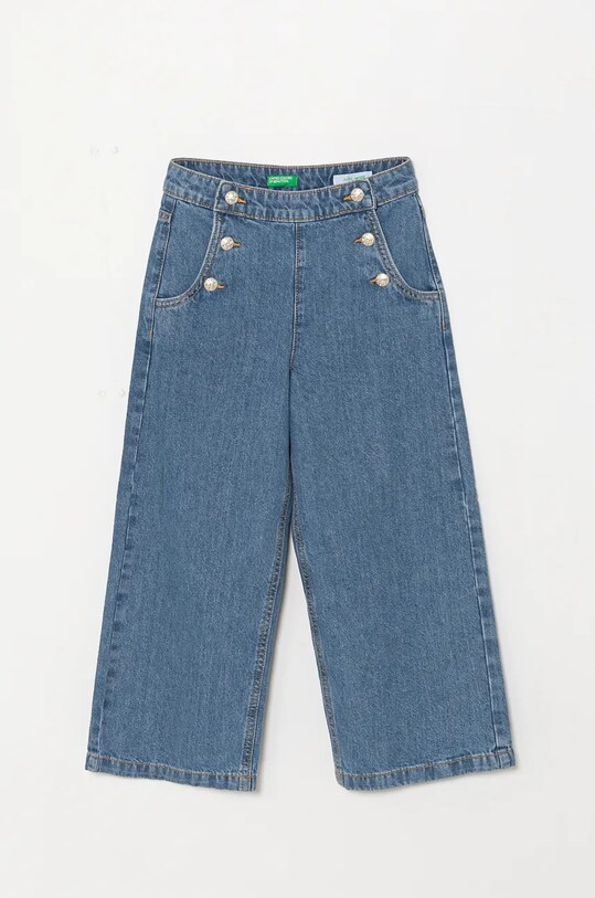 United Colors of Benetton jeans copii reglabil albastru 4DW2CE03L.G.Seasonal
