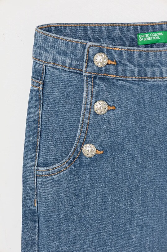Fete United Colors of Benetton jeans copii 4DW2CE03L.G.Seasonal albastru