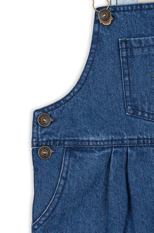 Konges Sløjd ogrodniczki bawełniane dziecięce MAGOT OVERALLS GOTS niebieski KS101590