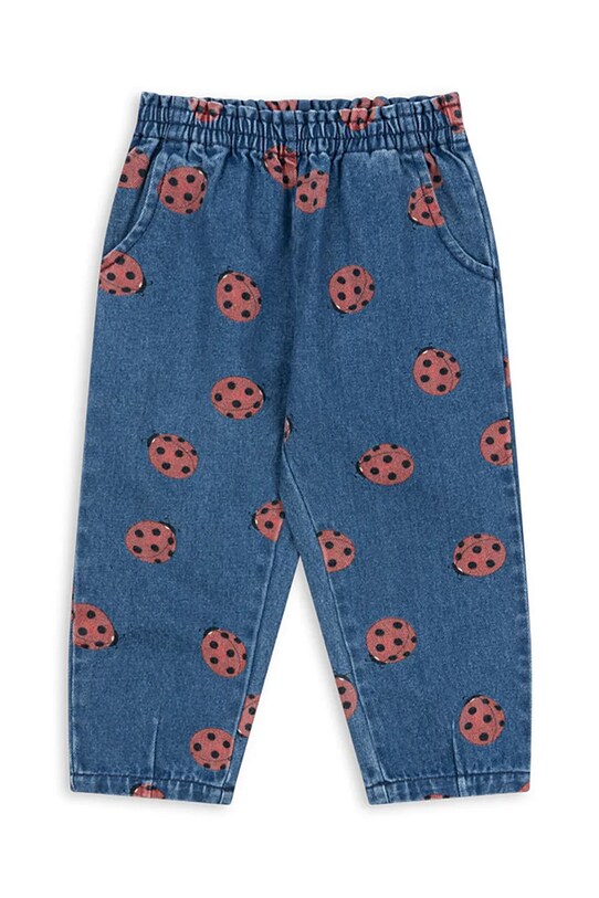 Джинсы Konges Sløjd MAGOT LADYBUG FRILL PANTS GOTS KS102216 голубой AW24