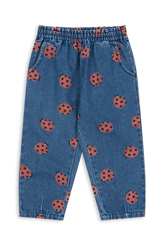 Džíny Konges Sløjd MAGOT LADYBUG FRILL PANTS GOTS KS102216 modrá AW24