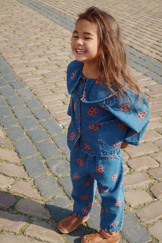 Джинсы Konges Sløjd MAGOT LADYBUG FRILL PANTS GOTS KS102216