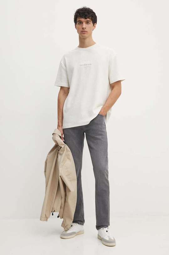 Calvin Klein Jeans jeansy J30J325730 szary AW24