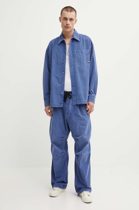 G-Star spodnie bawełniane D24487.D295 niebieski AW24