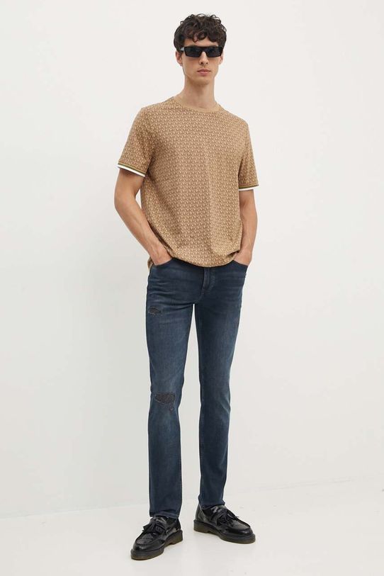 Τζιν παντελόνι Boss Orange 50520968 σκούρο μπλε AW24