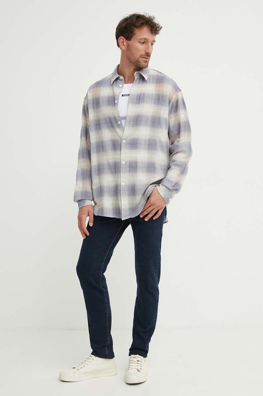 Džíny PS Paul Smith M2R.100ZW.N21601 námořnická modř AW24