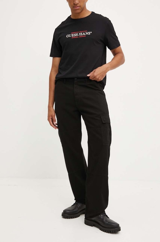Guess Jeans jeansi negru M4YB40.WGCV1