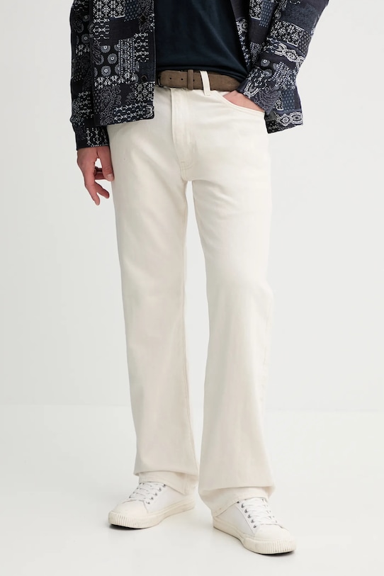 Levi's jeansy 555™ RELAXED STRAIGHT beżowy 000LO