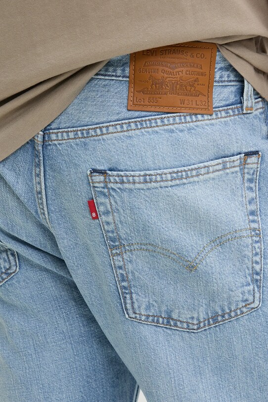 Τζιν παντελόνι Levi's 555 RELAXED STRAIGHT μπλε 000LO