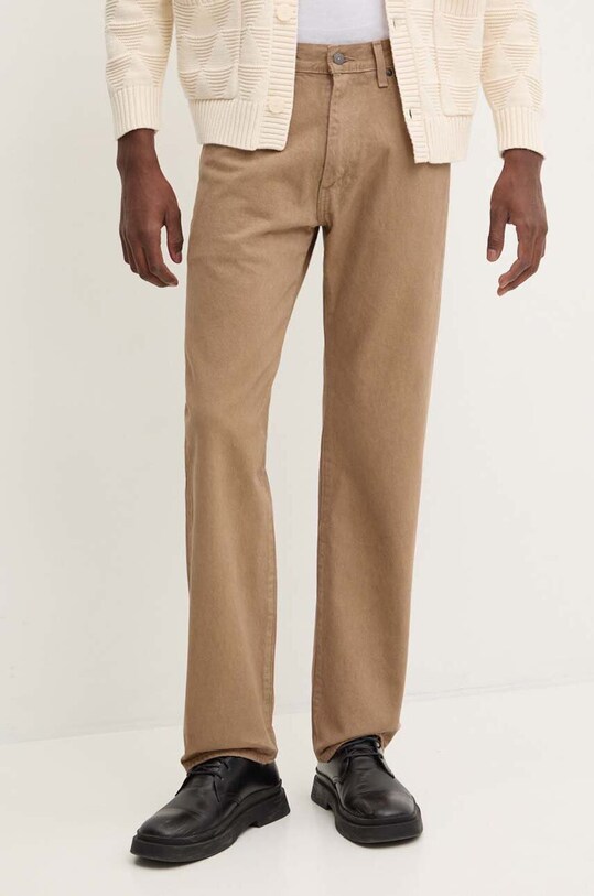 Levi's jeansi 555 RELAXED STRAIGHT maro 000LO