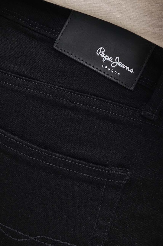 Pepe Jeans jeansy SKINNY JEANS czarny PM207387XG9