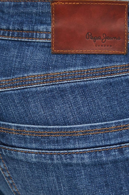 Pepe Jeans jeansy TAPERED JEANS niebieski PM207391DU6