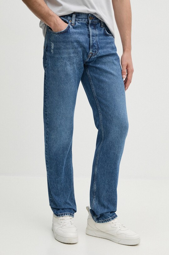 Rifle Pepe Jeans STRAIGHT JEANS tmavomodrá PM207394HW4