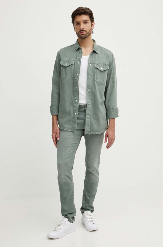 Pepe Jeans jeansi TAPERED JEANS PM207390YB2 verde AW24