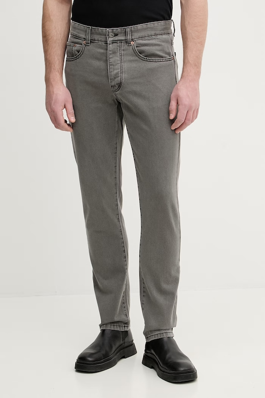 United Colors of Benetton jeansy straight męskie szary 4IPC57B88