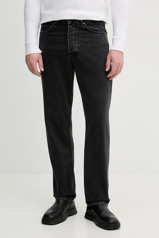 United Colors of Benetton дънки straight мъжки черен 4VKEUE01D