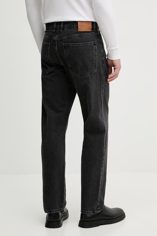 Дрехи United Colors of Benetton дънки straight мъжки 4VKEUE01D черен