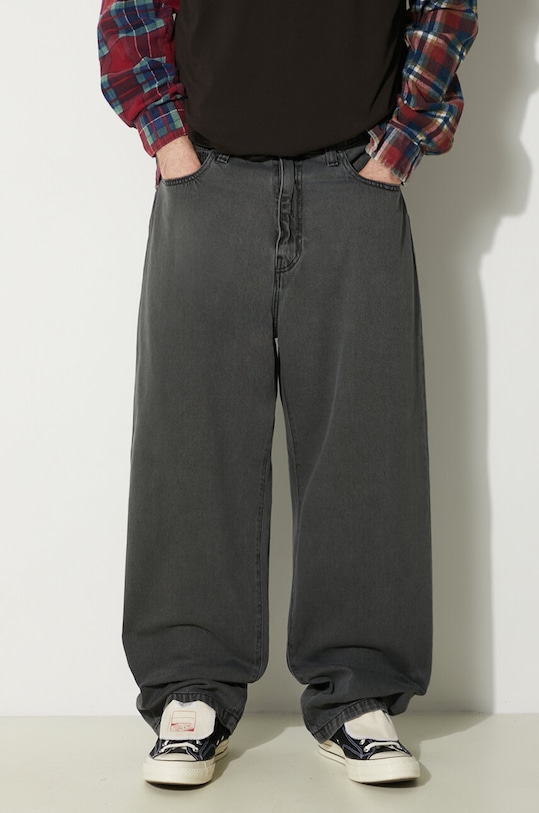 Carhartt WIP jeansy Landon Pant szary I030468.8960