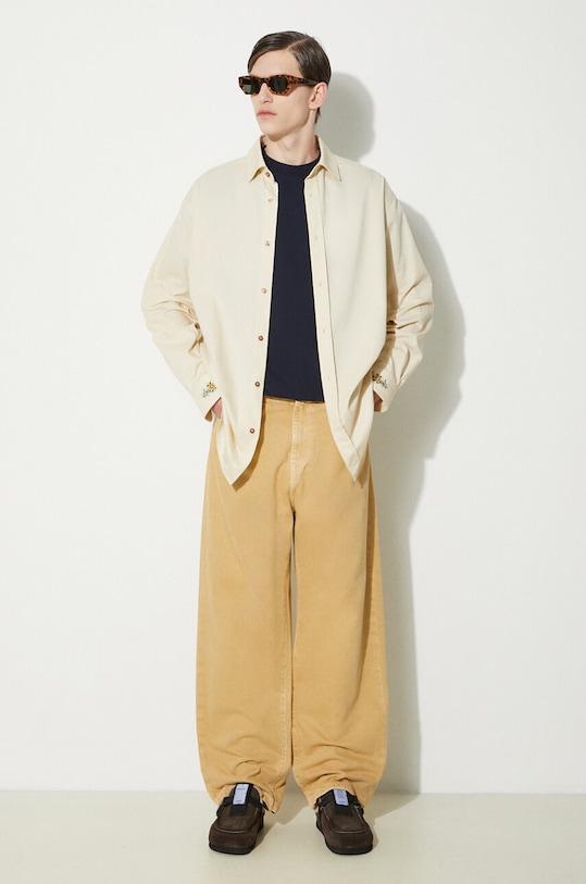 Carhartt WIP jeansy Landon Pant I033749.1YH4J beżowy AW24