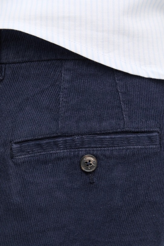 United Colors of Benetton pantaloni de catifea cord bleumarin 41ULUF04Z