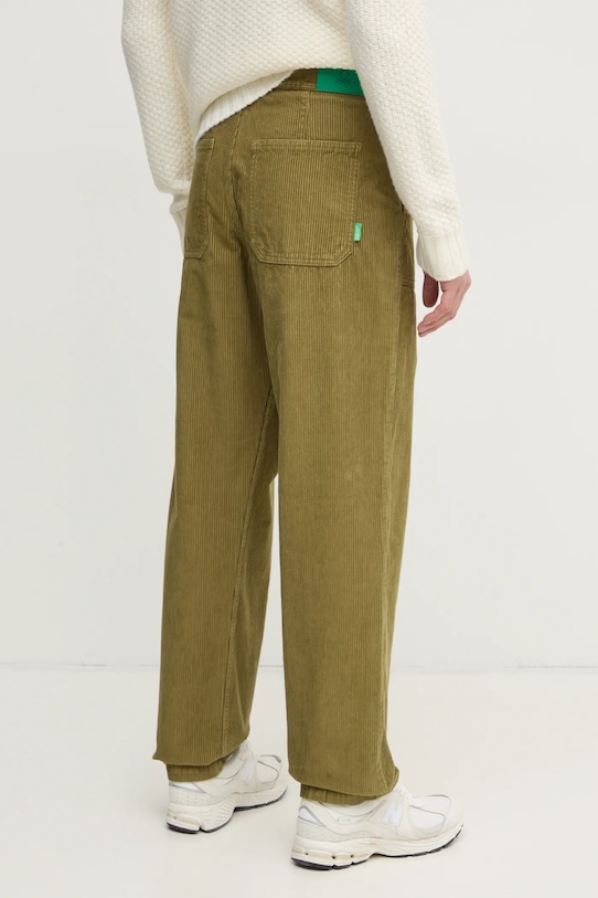 Odzież United Colors of Benetton spodnie 4FYHUF03S zielony