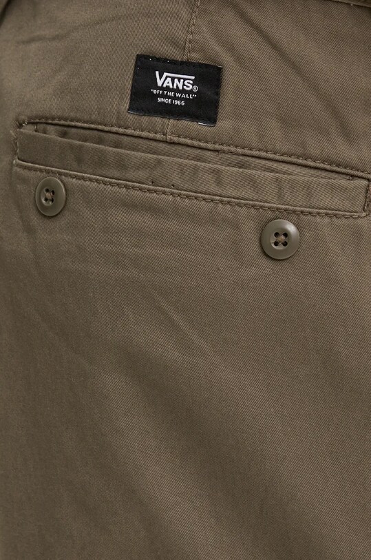 Vans pantaloni de bumbac VN0008N69JC1 verde