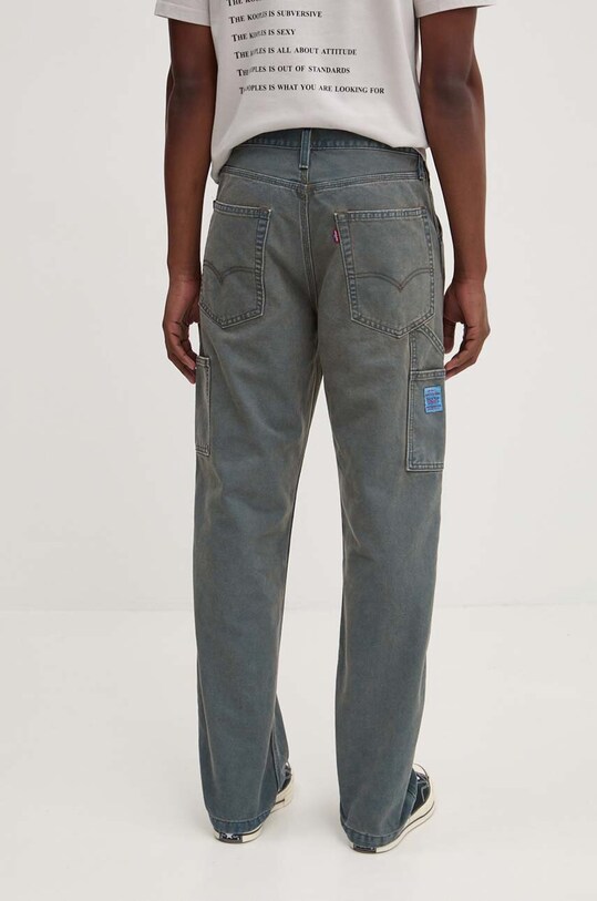 Odzież Levi's spodnie bawełniane 55849 niebieski