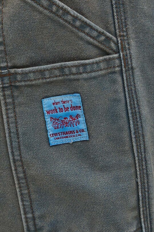 Levi's spodnie bawełniane niebieski 55849