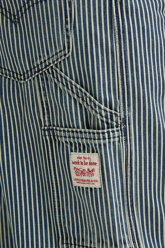 Bavlněné kalhoty Levi's 55849 námořnická modř