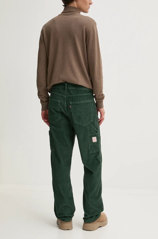 Ρούχα Βαμβακερό παντελόνι Levi's 55849 πράσινο