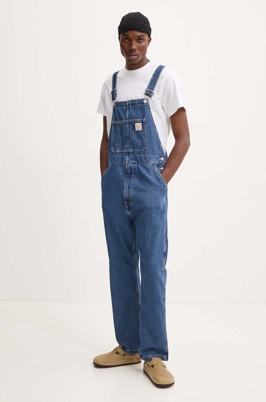 Levi's salopete din denim albastru 79107