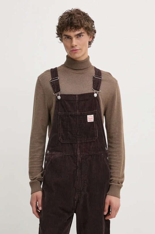 Levi's kantáros farmernadrág barna 79107