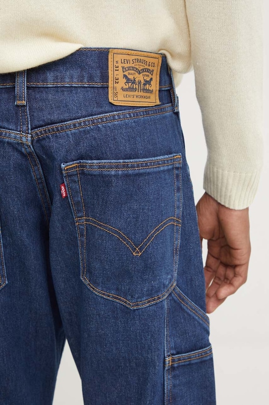 Τζιν παντελόνι Levi's 565 A5756 σκούρο μπλε