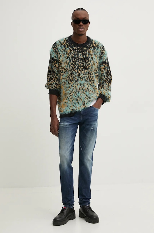 Traperice Diesel 2019 D-STRUKT L.34 PANTALONI A03563.09J56 plava AW24