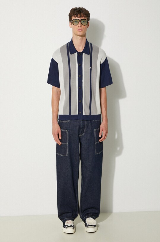 Rifle Kenzo Cargo Monkey Fit Jeans FE65DP4086A1.DM modrá AW24