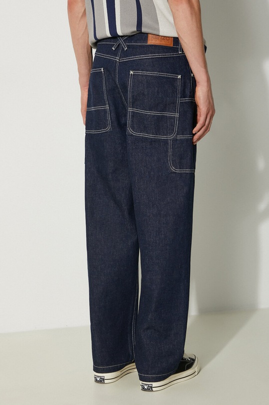 Odzież Kenzo jeansy Cargo Monkey Fit Jeans FE65DP4086A1.DM niebieski