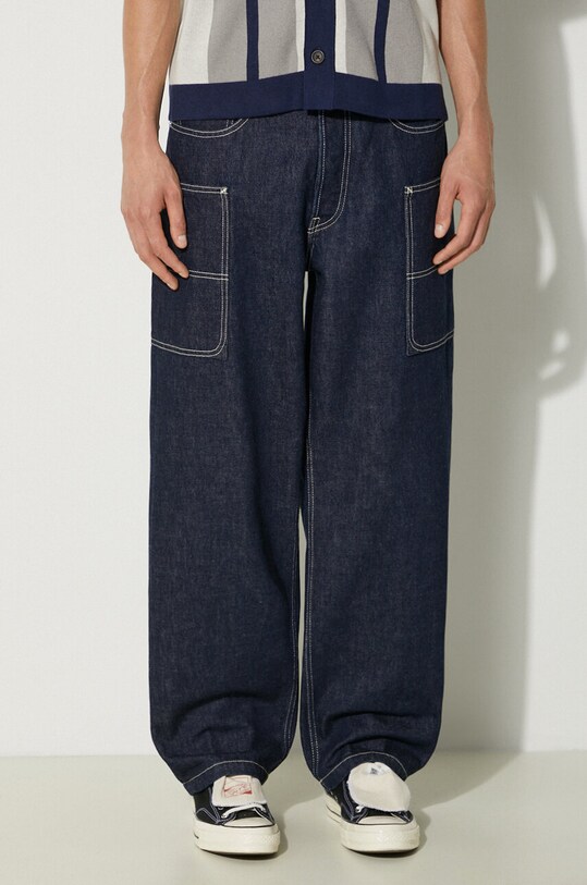 Rifle Kenzo Cargo Monkey Fit Jeans modrá FE65DP4086A1.DM