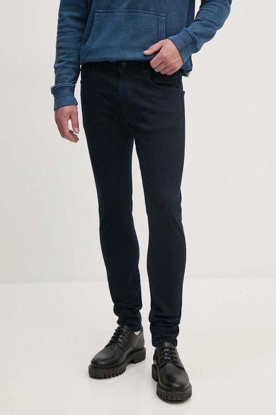 Pepe Jeans jeansy TAPERED JEANS granatowy PM207390DP9