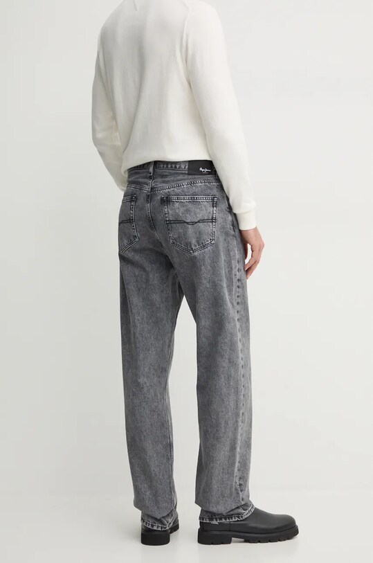 Îmbrăcăminte Pepe Jeans jeansi LOOSE STRAIGHT JEANS CARBON PM207972 gri