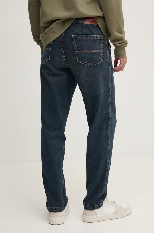 Ρούχα Τζιν παντελόνι Pepe Jeans TAPER JEANS MOCHA PM207973 σκούρο μπλε