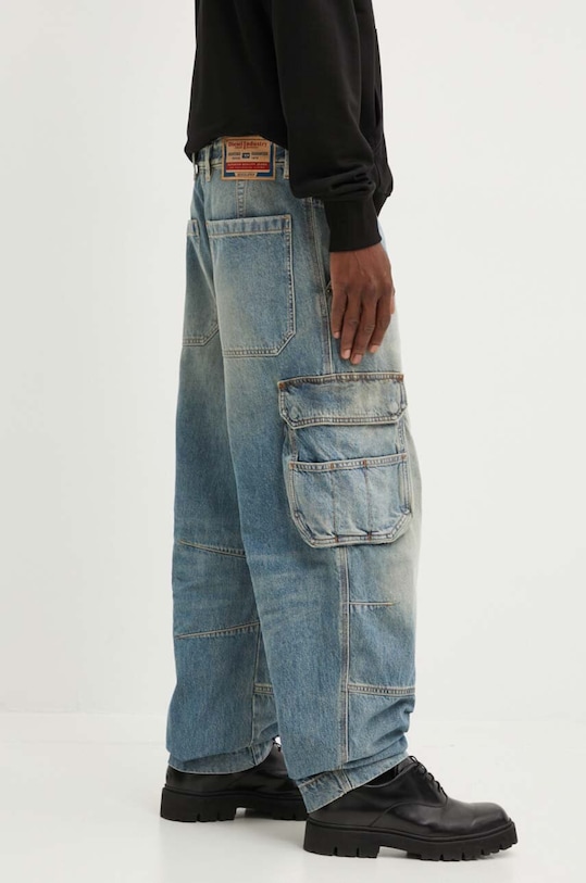 Diesel jeansy D-FISH-CARGO niebieski A12833.09J83