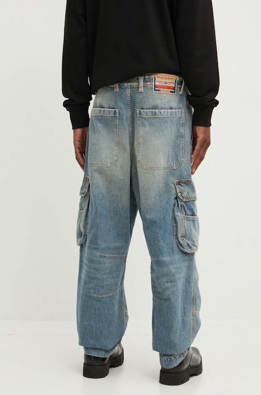 Odzież Diesel jeansy D-FISH-CARGO A12833.09J83 niebieski