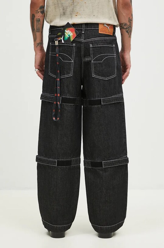 Odzież Puma jeansy bawełniane PUMA X A$AP Knee Pad Pants 631006 czarny