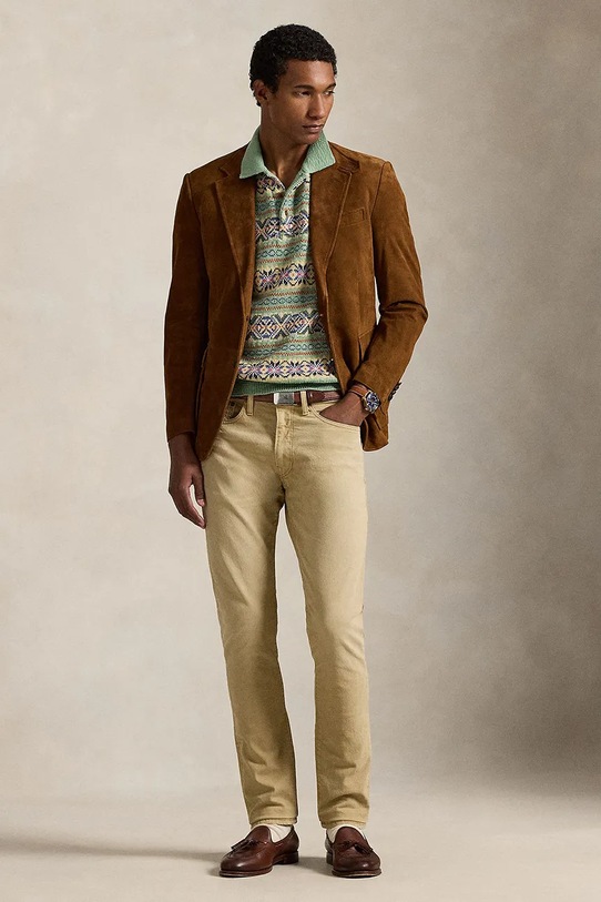 Odzież Polo Ralph Lauren jeansy 710956083 beżowy