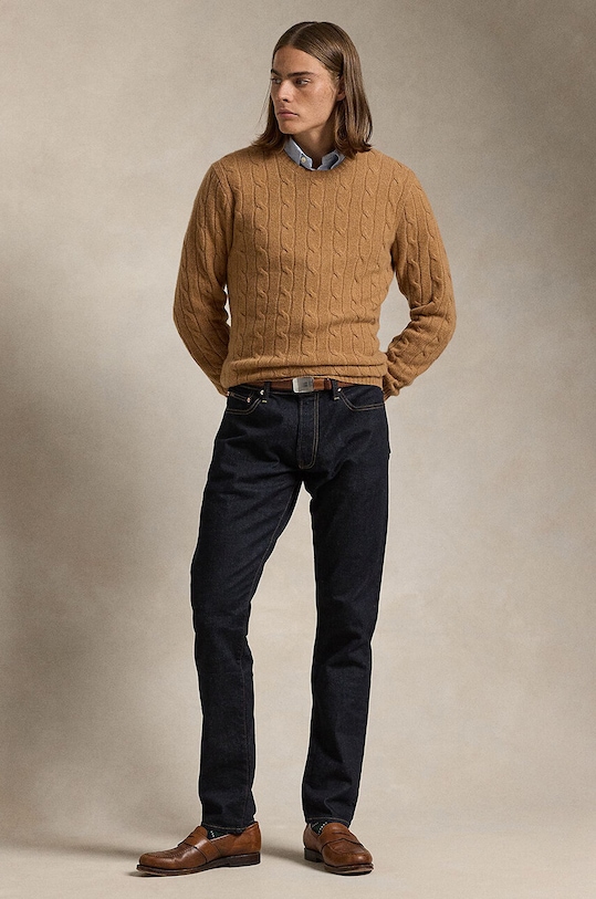 Pamučne traperice Polo Ralph Lauren plava 710956087