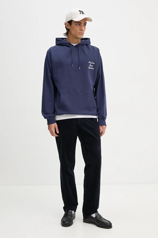 Вельветовые брюки Samsoe Samsoe FELIX M22300076 тёмно-синий AW24