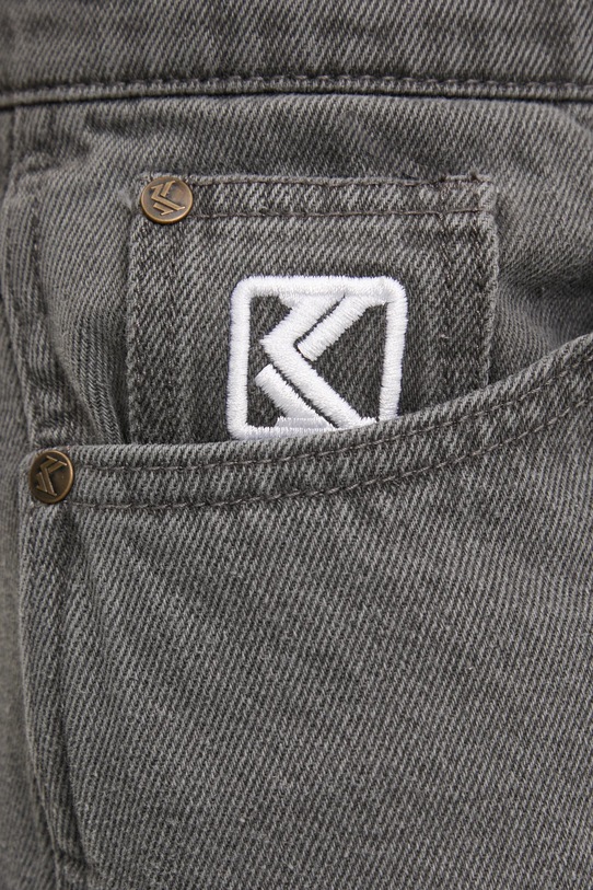 Bavlněné džíny Karl Kani šedá 6000499