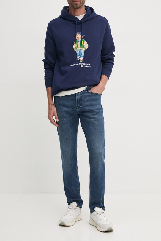 BOSS Orange jeansy granatowy 50526928